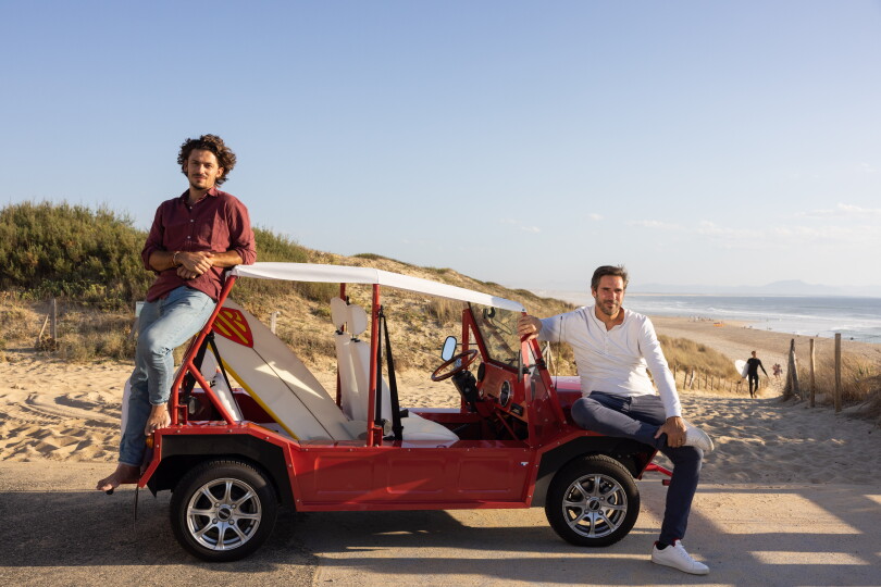 Chez Robin Michel et Thibaud Elzière à Hossegor.